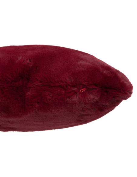 Coussin mignon en polyester rougeJ-Line