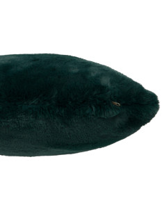 Coussin mignon en polyester vert foncéJ-Line 2