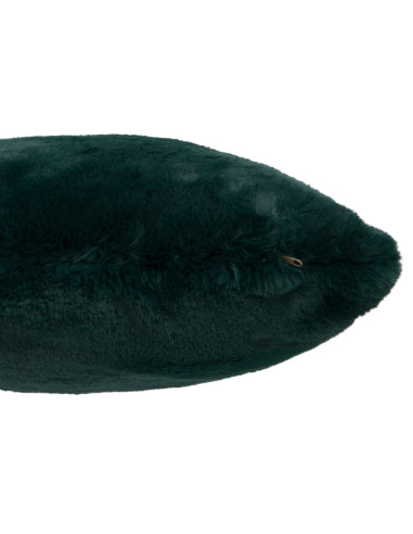 Coussin mignon en polyester vert foncéJ-Line