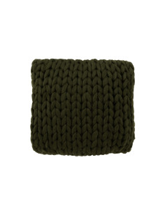 Coussin tricoté en acrylique vertJ-Line