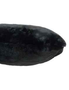 Coussin mignon en polyester noirJ-Line 2
