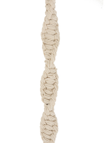 J-LineBalancelle en coton/bois beige style bohème