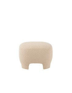 Textile tricoté/bois blanc PoufJ-Line 2