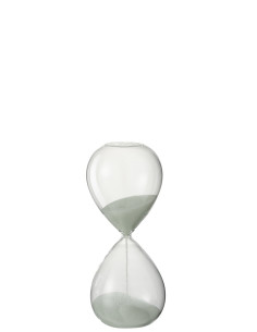Sablier Déco Verre/Sable Blanc PetitJ-Line