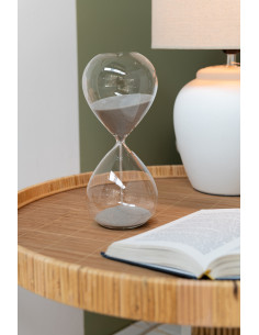Sablier Déco Verre/Sable Gris MoyenJ-Line 2