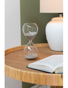 Sablier Déco Verre/Sable Gris PetitJ-Line 2