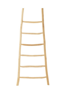Échelle 6 marches en bois de teck naturelJ-Line 2