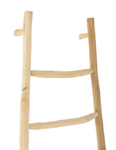 Échelle 6 marches en bois de teck naturelJ-Line