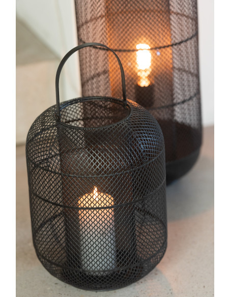 J-LineLanterne Donny Fer Noir J-LineLanterne Donny Fer Noir