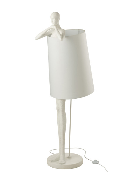 Homme Lampe Poly BlancJ-Line