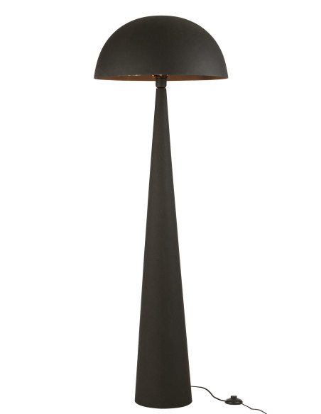 Lampe de table champignon en métal noir matJ-Line Lampe de table champignon en métal noir matJ-Line