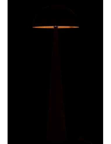 Lampe de table champignon en métal noir matJ-Line