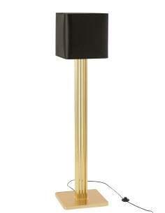 Lampe Moderne en Métal/Textile DoréJ-Line