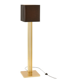 Lampe Moderne en Métal/Textile DoréJ-Line 2