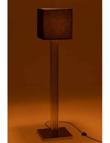 Lampe Moderne en Métal/Textile DoréJ-Line