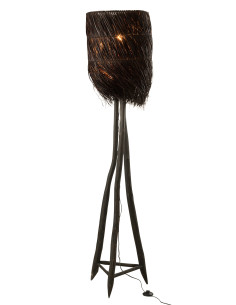 Lampe Branche Arthur Bois Marron GrandeJ-Line 2