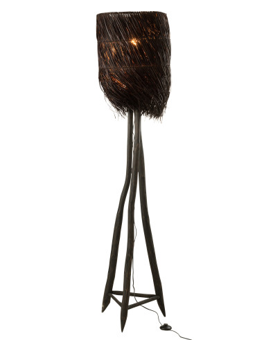 Lampe Branche Arthur Bois Marron GrandeJ-Line