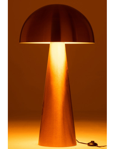Lampe Champignon Métal Doré Mat Extra LargeJ-Line