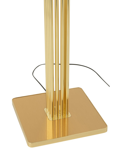 Lampe Moderne en Métal/Textile DoréJ-Line Lampe Moderne en Métal/Textile DoréJ-Line