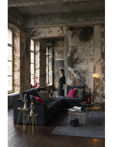 Lampe Sur Pied Led Or Métal/Verre TransparentJ-Line