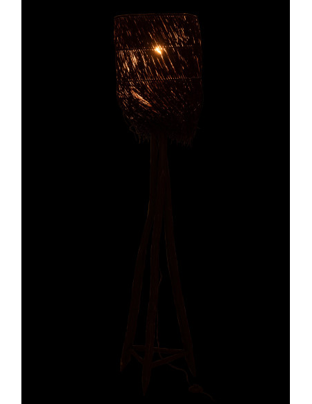Lampe Branche Arthur Bois Marron GrandeJ-Line Lampe Branche Arthur Bois Marron GrandeJ-Line