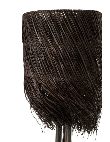 Lampe Branche Arthur Bois Marron GrandeJ-Line Lampe Branche Arthur Bois Marron GrandeJ-Line