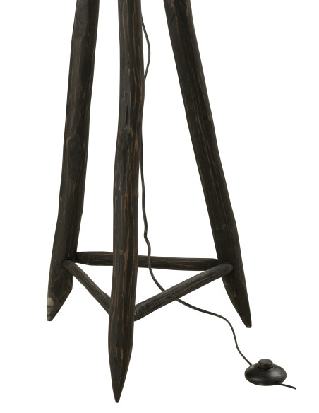 Lampe Branche Arthur Bois Marron GrandeJ-Line Lampe Branche Arthur Bois Marron GrandeJ-Line