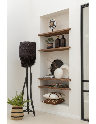 Lampe Branche Arthur Bois Marron GrandeJ-Line