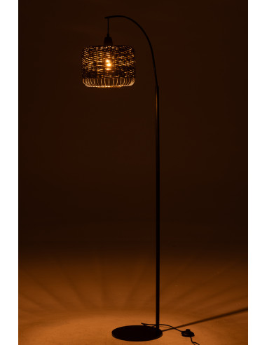 Lampe de sol Lanterne en métal vertJ-Line