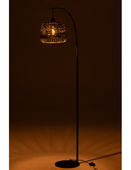 Lampe de sol Lanterne en métal vertJ-Line