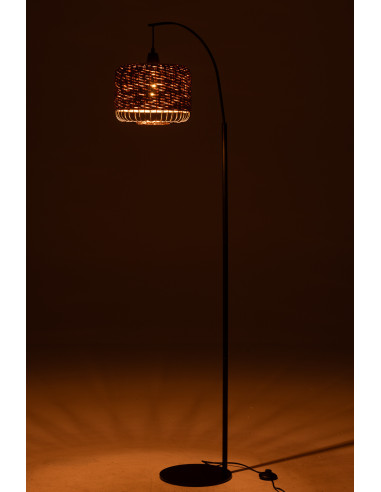 Lampe de sol Lanterne en métal naturelJ-Line