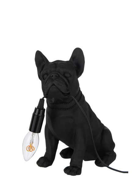 Lampe Bulldog Poly NoirJ-Line Lampe Bulldog Poly NoirJ-Line