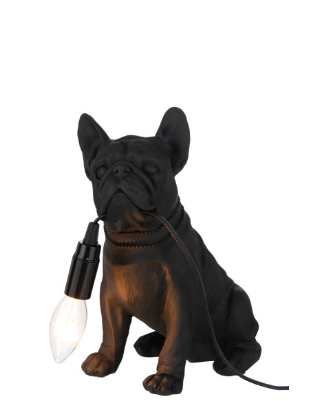 Lampe Bulldog Poly NoirJ-Line Lampe Bulldog Poly NoirJ-Line