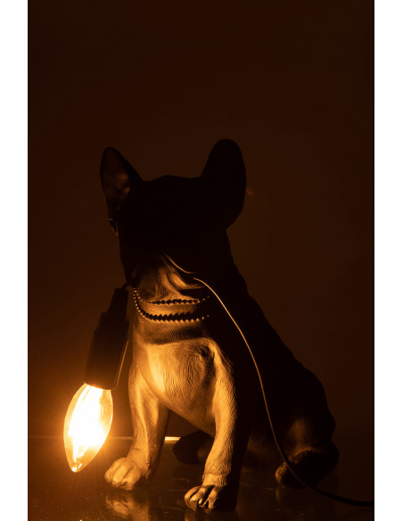 Lampe Bulldog Poly NoirJ-Line Lampe Bulldog Poly NoirJ-Line