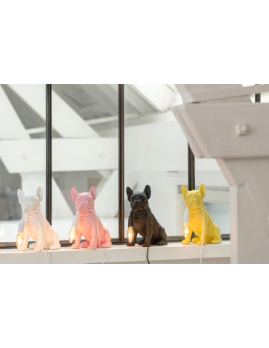 Lampe Bulldog Poly NoirJ-Line