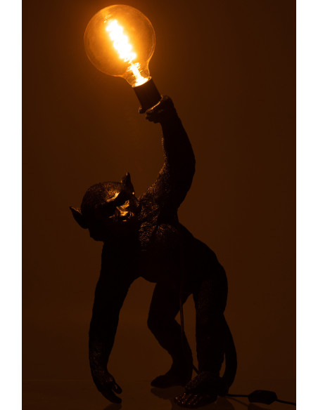 Lampe Singe Incliné Poly NoirJ-Line