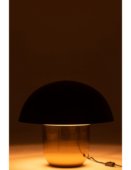 Lampe Champignon en Fer Noir/Or GrandeJ-Line
