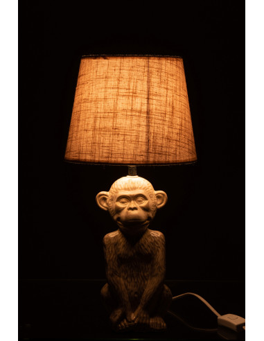 Lampe Singe Cem/Tex Beige/BeigeJ-Line