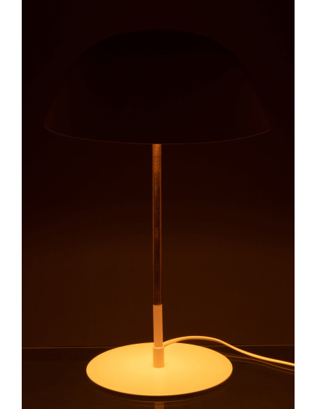 Lampe de table en métal blancJ-Line Lampe de table en métal blancJ-Line