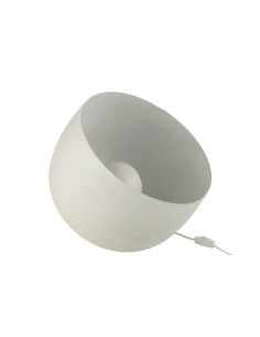 Lampe en métal blanc grandeJ-Line