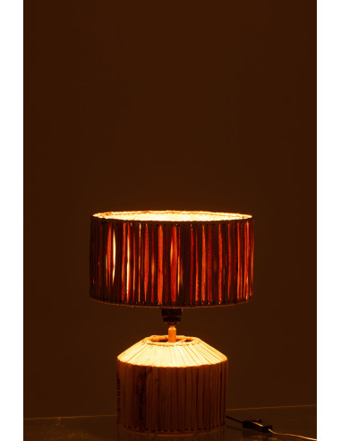 Lampe de table Hanna Bananas Feuilles NaturellesJ-Line