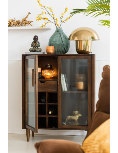 Lampe Champignon Fer Or GrandJ-Line