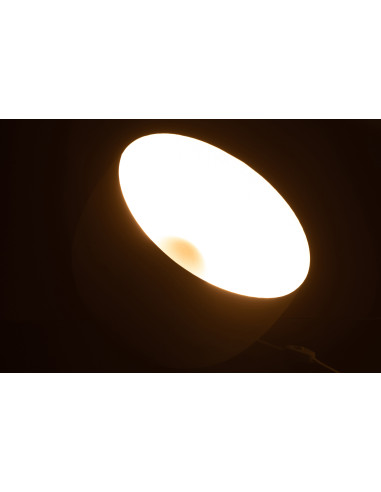 Lampe en métal blanc grandeJ-Line