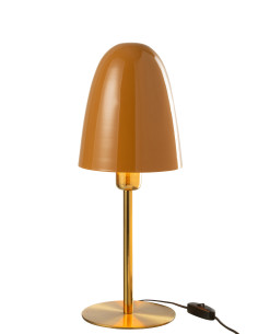 Lampe de table en métal ocre/or.J-Line 2