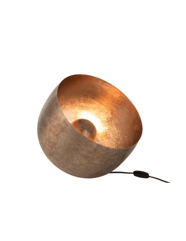 Lampe de salon en métal doréJ-Line