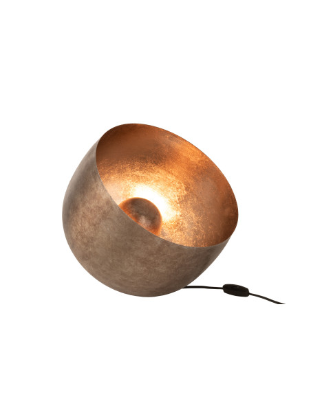 Lampe de salon en métal doréJ-Line