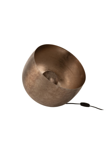 Lampe de salon en métal doréJ-Line