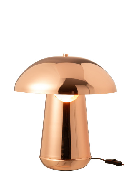 Lampe de table en métal cuivre champignonJ-Line Lampe de table en métal cuivre champignonJ-Line