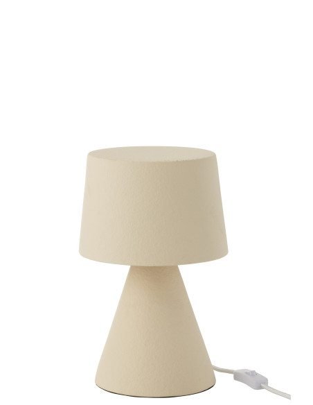 Lampe de table petite abat-jour en grès beigeJ-Line Lampe de table petite abat-jour en grès beigeJ-Line