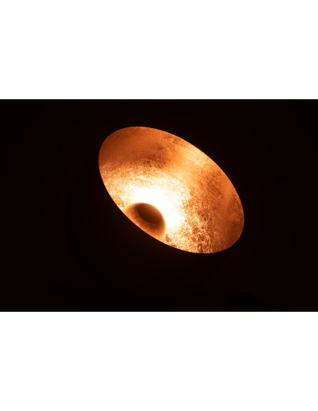 Lampe de salon en métal doréJ-Line